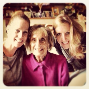 Lara and Erin with Grandmother